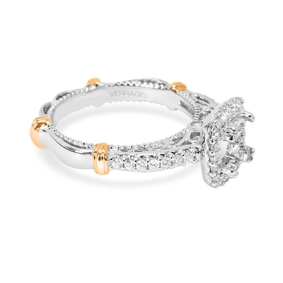 Verragio Diamond Engagement Ring Setting in 14K White Gold (1/3 CTW) - Picture 2 of 4